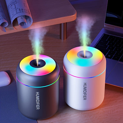 1pc USB Powered Smart Aroma Diffuser  Humidifier with ColorChanging LED Night Light Cool Mist Aromatherapy Empty Bottle No Fragrance Suitable for HomeCar Use  Relaxation  Sleep Aid